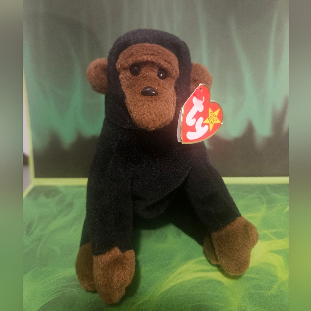 Ty Plush Congo #4160 Monkey in Black and Brown